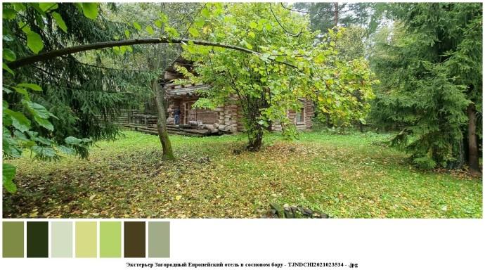 Экстерьер загородный европейский отель в сосновом бору для съемок 6 Экстерьер загородный европейский отель в сосновом бору для съемок 6